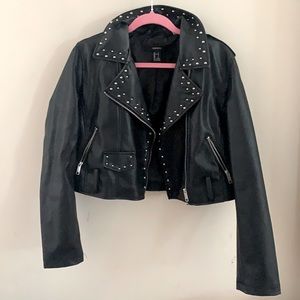 Forever 21 / PU Leather / Studded / Jacket